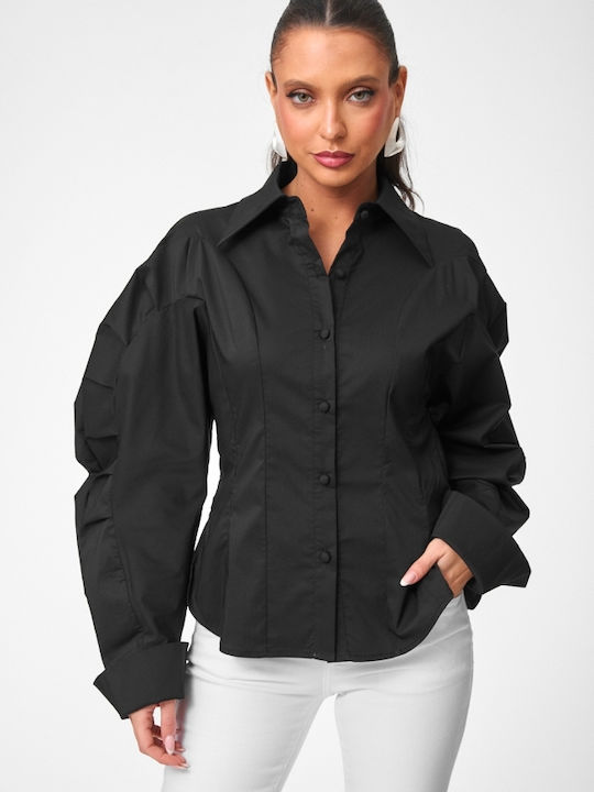 Long Sleeve Women's Shirt Black