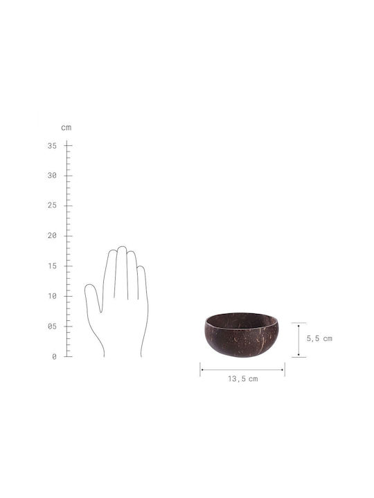 Butlers Boluri De Servire Rotund Din Lemn Maro Cu Diametru 13.5cm