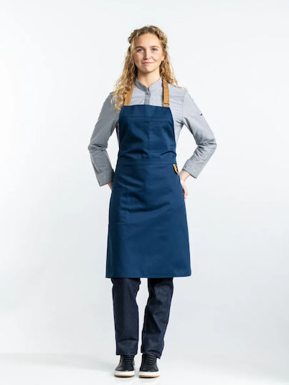 Chaud Devant Catering-Schürze Ganzkörper für Kellner Blaue