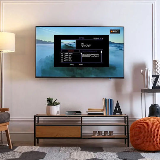 Manta DVBT025PRO Ψηφιακός Δέκτης Mpeg-4 Σύνδεσεις SCART / HDMI / USB