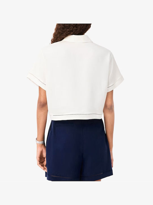 Women's Polo Blouse White
