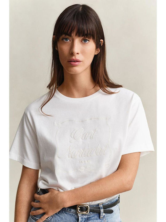 Γυναικεία Μπλούζα Βαμβακερή Off White