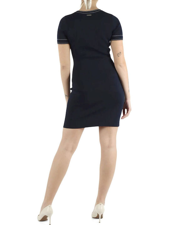 Summer Mini Dress Navy Blue