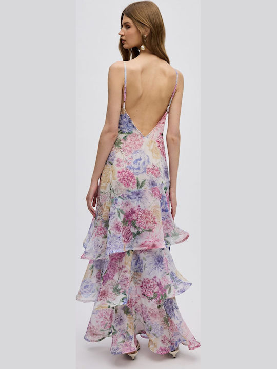 Summer Maxi Dress for Wedding - Christening Print