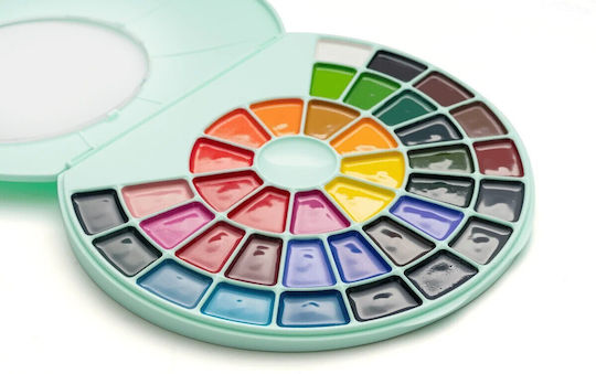Himi Set Green Watercolours 38pcs