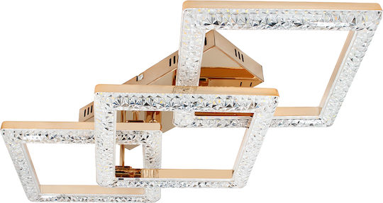 Keskor Keskor Deckenleuchte 75cm Gold mit Integrierte LED