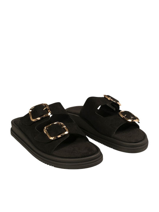 Women's Flat Sandals Black