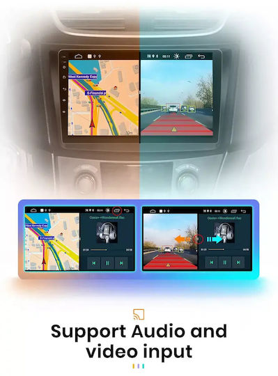Ηχοσύστημα Αυτοκινήτου για Mitsubishi L200 2006-2015 (Bluetooth/USB/WiFi/GPS/Apple-Carplay/Android-Auto) με Οθόνη Αφής 9"