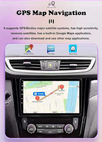 Car Audio System for Hyundai Getz 2002-2011 Bluetooth USB WiFi GPS Apple CarPlay Android Auto with 9" Touch Screen