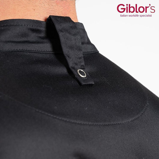 Giblor's Chef Coat 100% Cotton Black