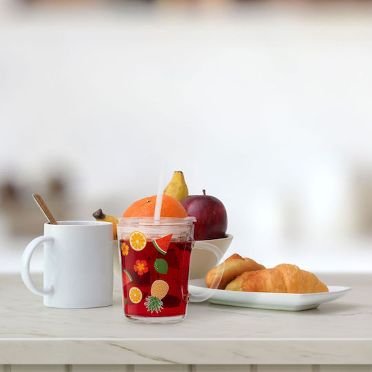 Relaxdays Kinderbecher aus Kunststoff Orange