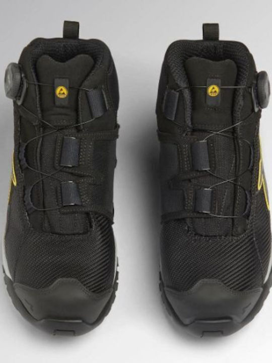 Utility Diadora Glove Mds Safety Boot Black S3S with ESD FO HRO SR Certification