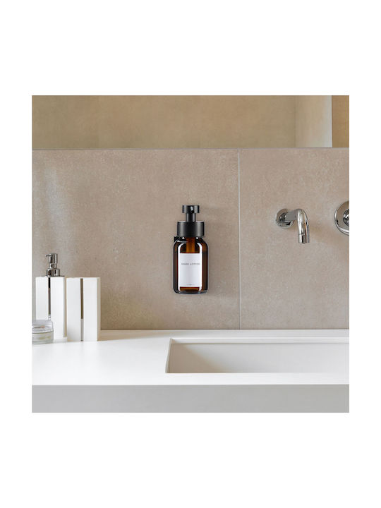 Relaxdays Dispenser Montat Pe Perete Din Sticlă Maro 250ml