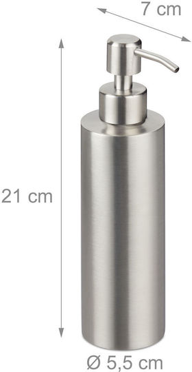 Relaxdays Spender Für Küchen Aus Inox Grau 200ml