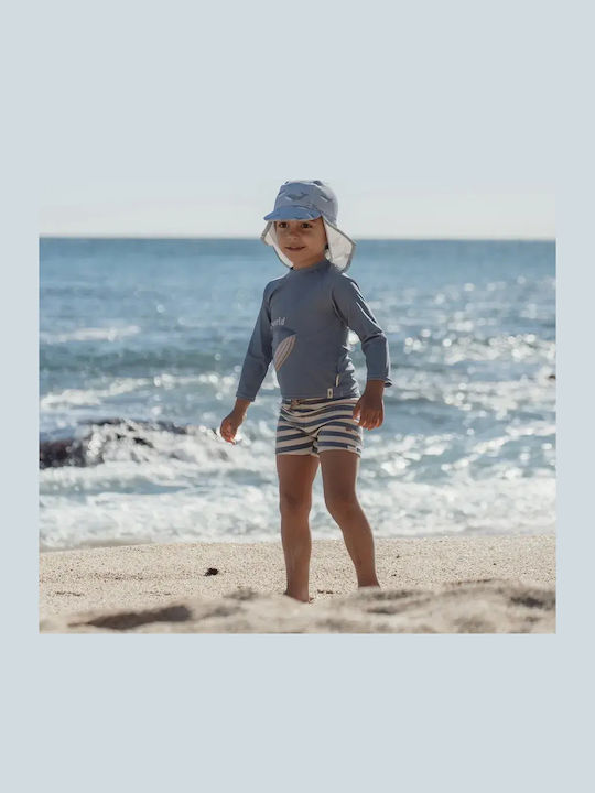 Little Dutch Kids Swimwear Swim Shorts Ocean Blue Stripes