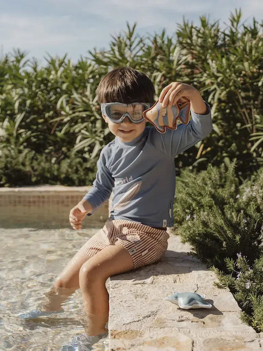 Little Dutch Παιδικό Μαγιό Μπλούζα με Μακρύ Μανίκι Ocean Blue