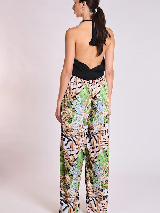 Pants Γυναικείο Υφασμάτινο Παντελόνι Πράσινο