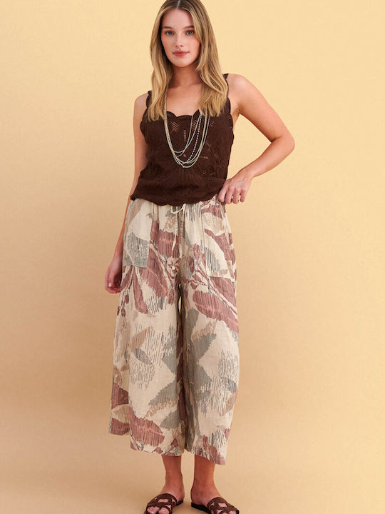 Fustă Pantalon Dama Bej