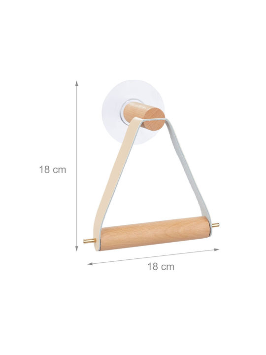 Relaxdays Holz Papierhalter Beige 4052025433284