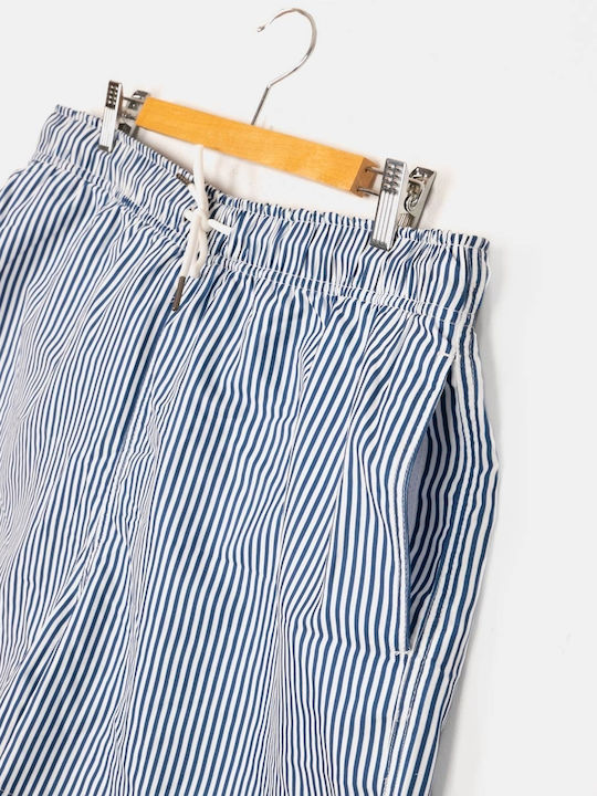 Men's Swimwear Bermuda Dark Blue Striped