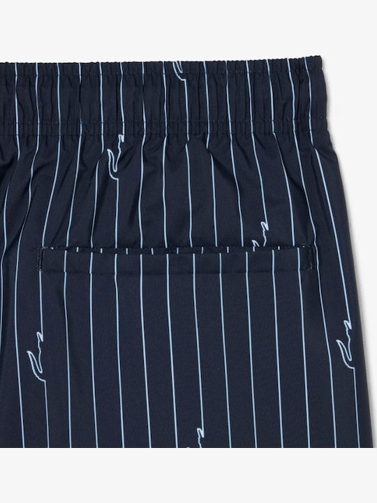 Men's Swim Shorts Black with Stripes