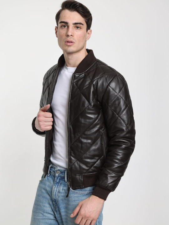 Leather Jacket Brown