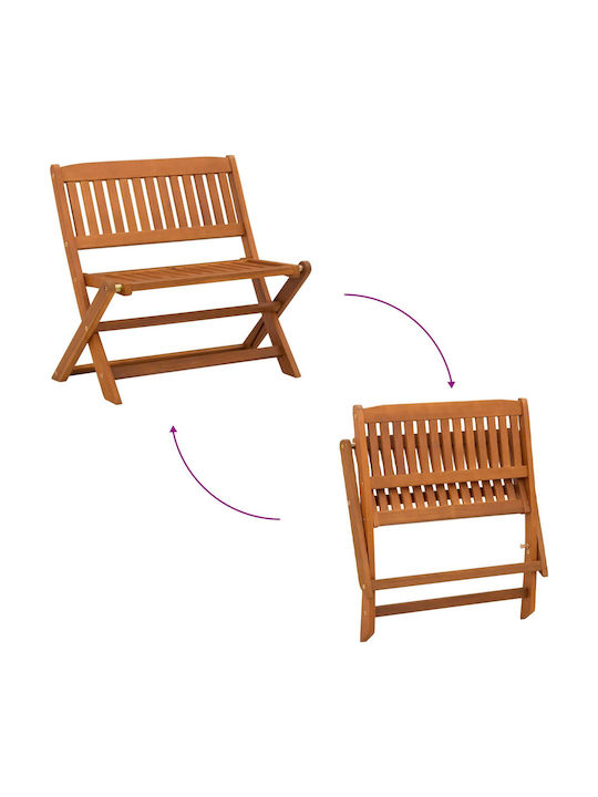 Outdoor Wooden Bench 61x38x57cm