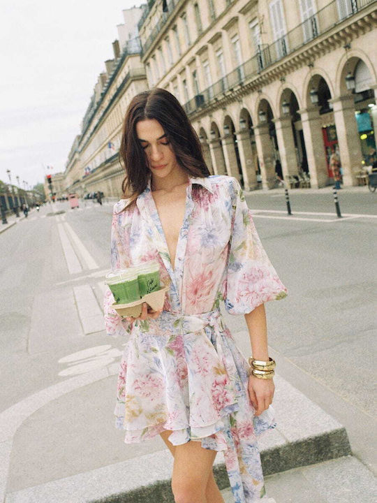Mini Φούστα Floral Πολύχρωμη