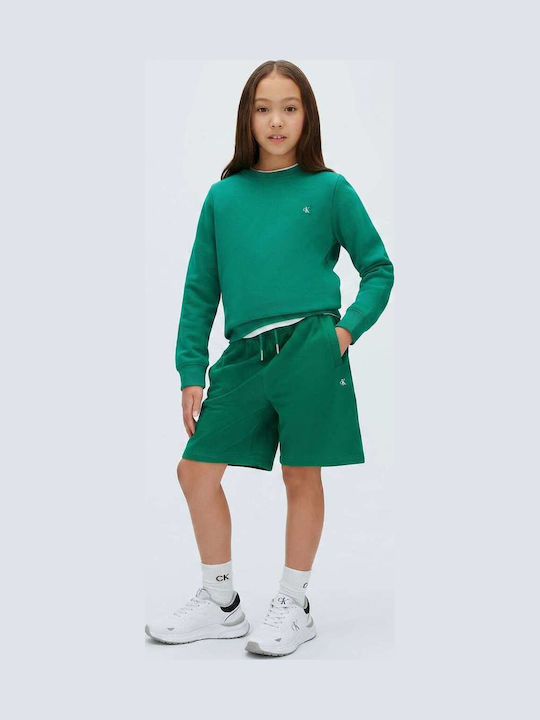 Kids Fabric Green Shorts/Bermuda