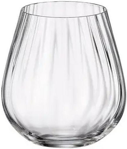 Crystal Bohemia Set of Glasses for White and Red Wine Crystal Goblet 580ml 72 Pieces