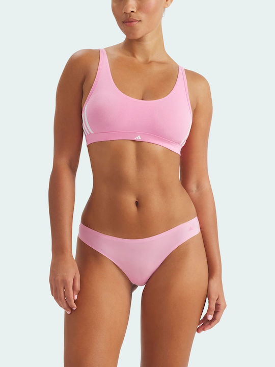 Active Active Γυναικεία String 3Pack χωρίς Ραφές Πολύχρωμο