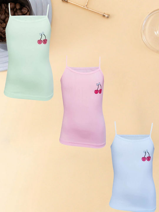 Onurel Set Kids Undershirts 3 Pieces Multicolour