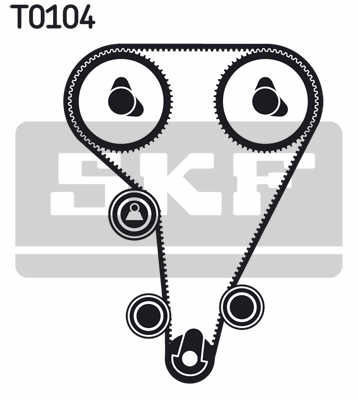 Skf Vkmc 04212 Wasserpumpe Timing Gürtel Set