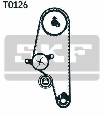 Skf Vkmc 01106-1 Water Pump Timing Belt Set