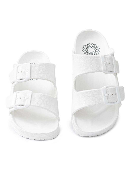 Flip-Flopi Pentru Copii Albe 01 Kids