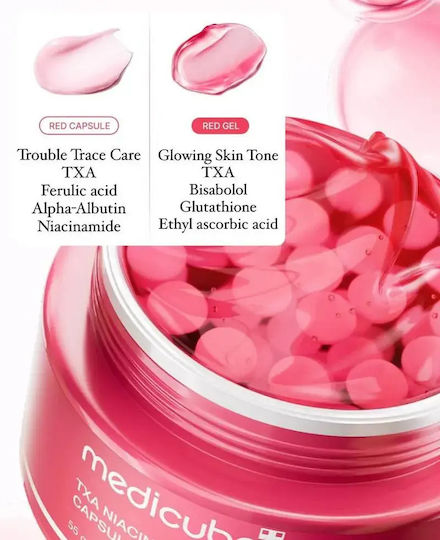 Medicube Txa Niacinamide Capsule Face Cream for Moisturizing, Restoring & Blemishes with Hyaluronic Acid & Niacinamide 55ml