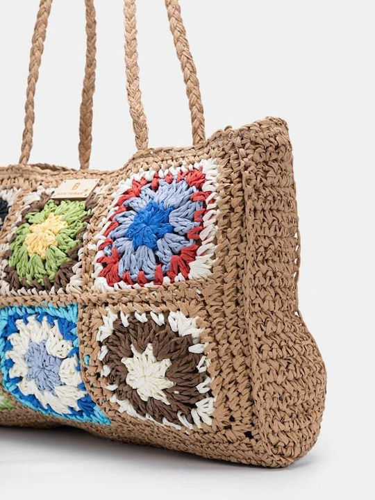 Decoro Korbweide Strandtasche Braun