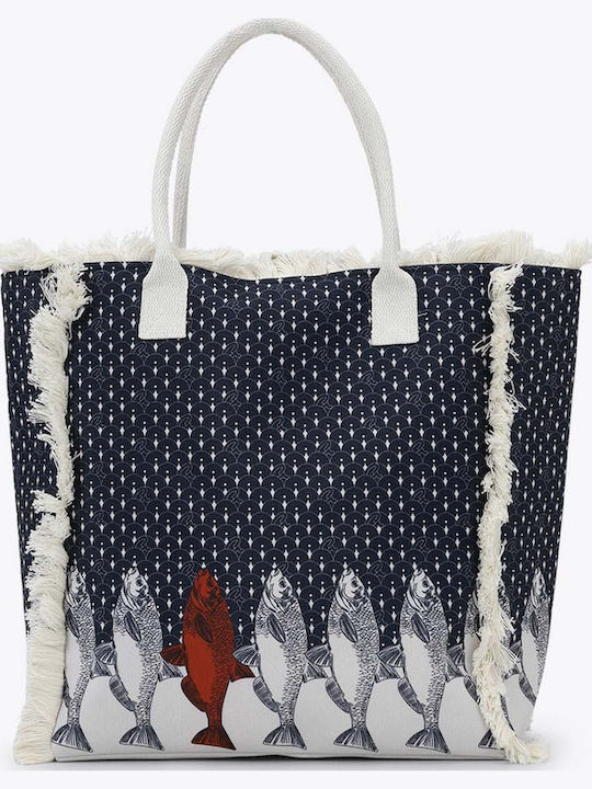 Axel Stoff Strandtasche Blau