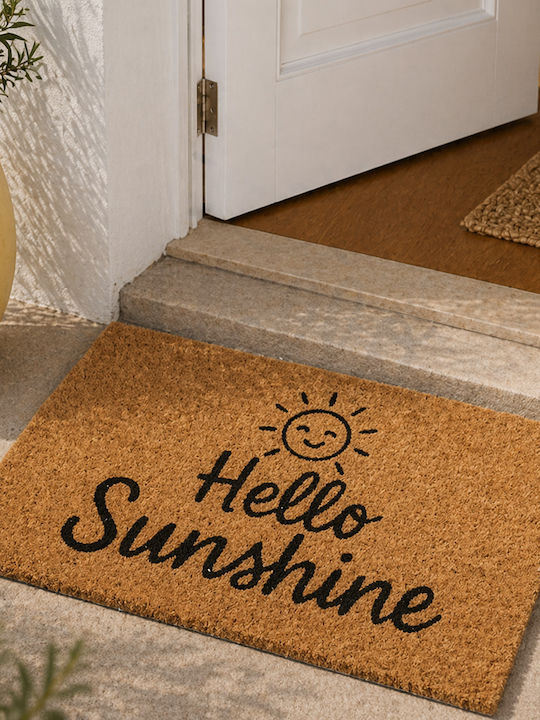 MRShome Πατάκι Εισόδου Hello Sunshine 59x39εκ.