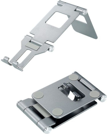 Foldable Z10a Βάση Γραφείου Αλουμινίου Smartphone-silver Oem
