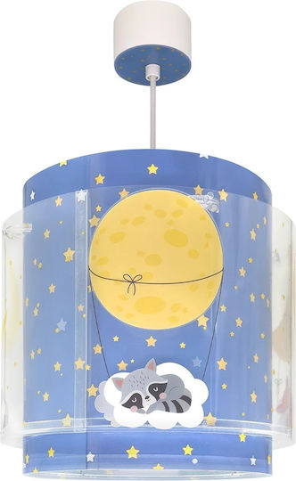Ango Dream Einfaches Licht Kinderzimmer-Deckenleuchte Hängend 15W mit Lampensockelgröße E27 Blau