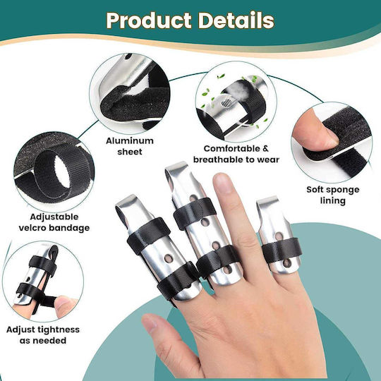 Finger-Schienen 3 Größen Aluminium Ednyzakrn