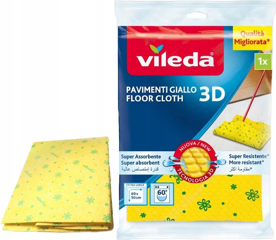 Vileda Lavetă Podea 3D Microfibră 1 Bucată