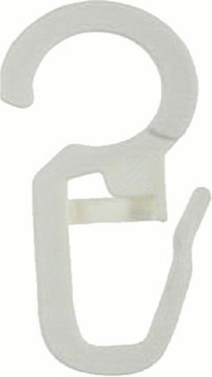 Metalplast Curtain Hooks Safety Pins for Hoops 50 Pieces