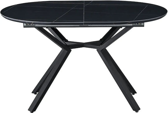 Hemlock Extendable Wooden Brown Kitchen Table 130x80x75cm