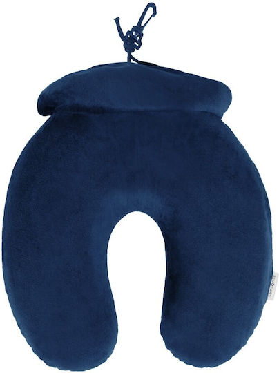 Samsonite Travel Pillow Memory Foam Blue