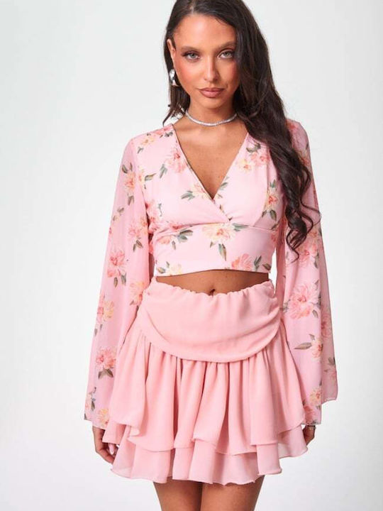 Women's Skorts with Tulle Pink