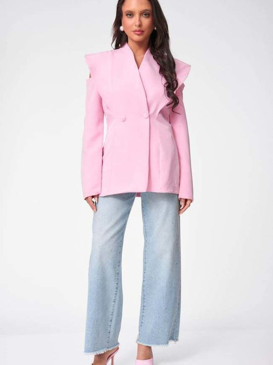Decoro Damen Blazer Rosa