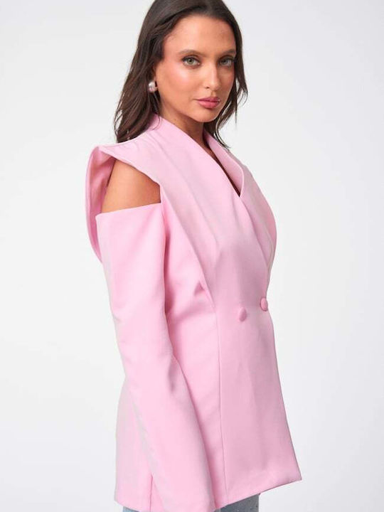 Decoro Damen Blazer Rosa