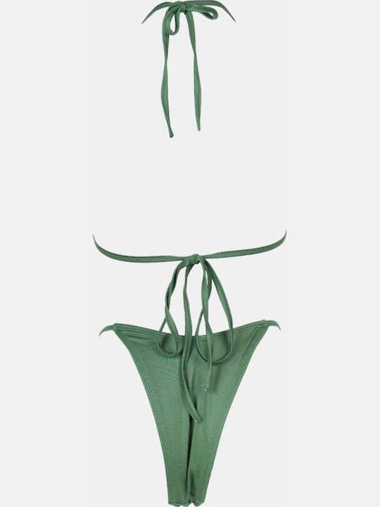 Set Bikini Τριγωνάκι Χακι